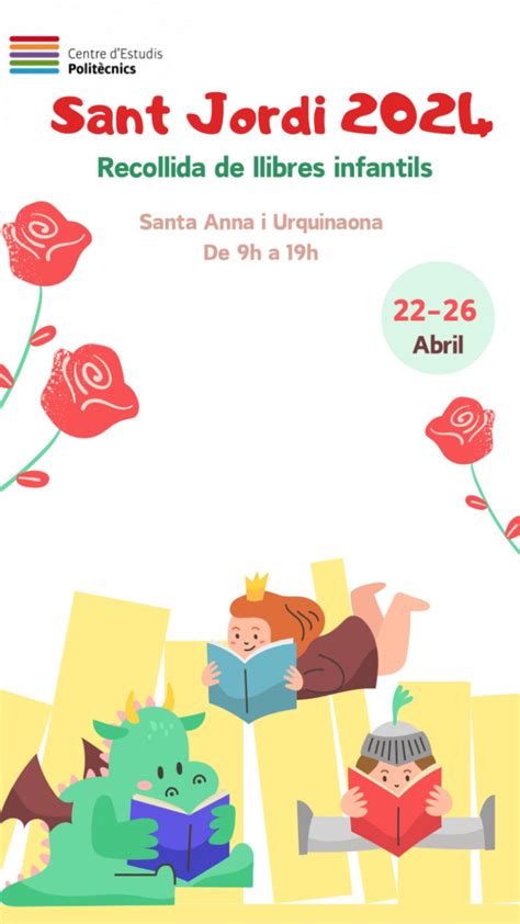 Recaudaci N De Libros Infantiles Por Sant Jordi Una Iniciativa Del