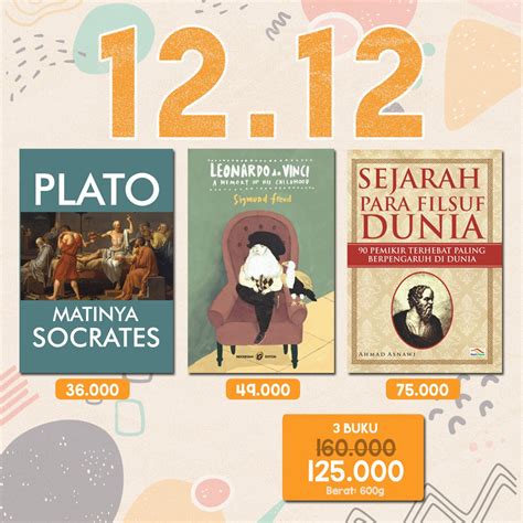 Jual Paket Buku Matinya Socrates Leonardo Da Vinci Sejarah Para