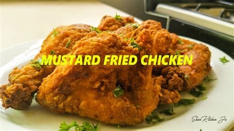 How To Make Mustard Fried Chicken L Extra Crispy Youtube