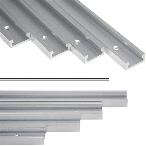 Ybaymy Lot De Rails Rainure En T Mm Rail En T En Aluminium