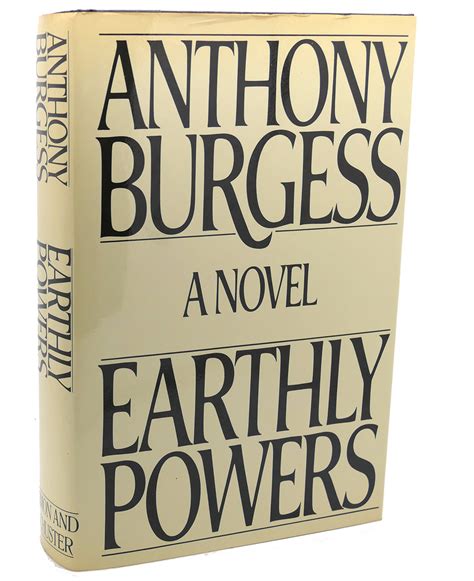 Earthly Powers By Anthony Burgess Hardcover 1980 First Edition