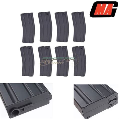 Stanag Mass Grey 130bb Polymer For M4m16 Aeg Mag Softair Games Asg