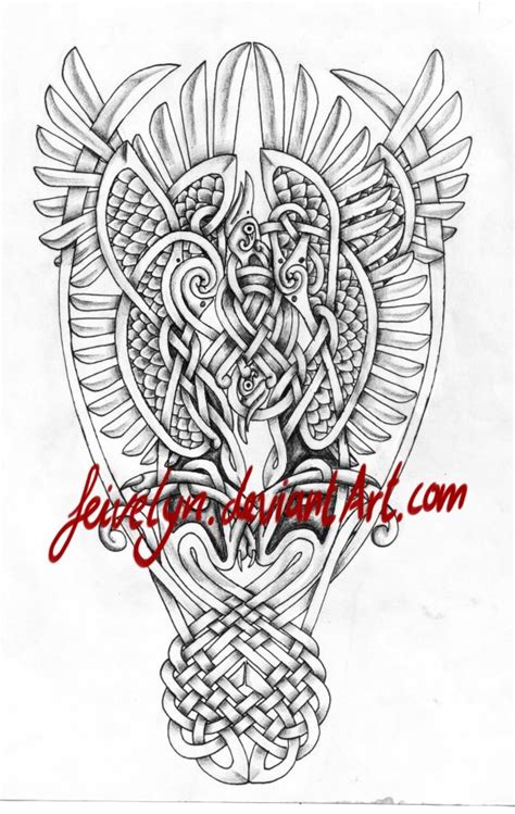 Celtic Phoenix Iii By Feivelyn On Deviantart