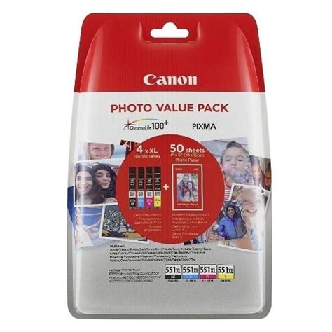 Canon Cli Xlvp C M Y Bk Pp