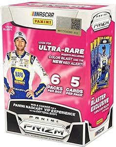 Amazon 2022 Panini NASCAR Prizm Racing Trading Card Blaster Box