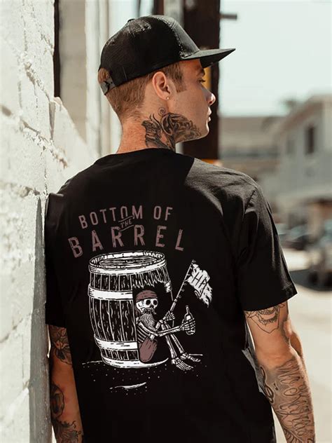 Bottom Of The Barrel Printed Men's T-shirt