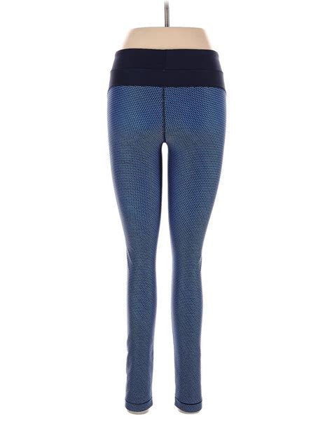 Under Armour Women Blue Leggings M EBay