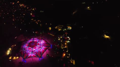 Boom Festival Seen From The Night Sky Youtube