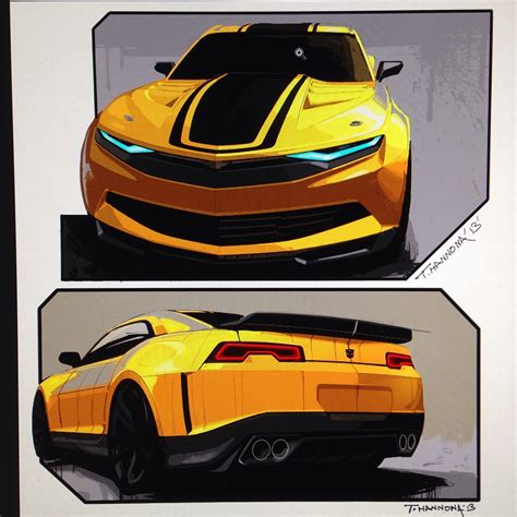 Camaro Bumblebee T4 Concept on Behance