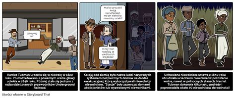 Czarny Miesiąc Historii Harriet Tubman Storyboard