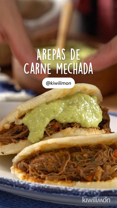 Arepas De Carne Mechada Receta Paso A Paso En Recetario De Comida