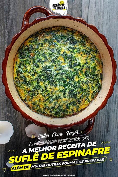 Receitas De Sufl De Espinafre Fit Low Carb Combina Es Saborosas