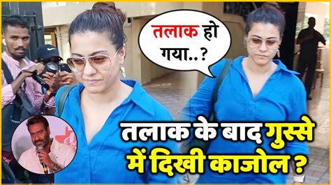 Ajay Kajol Divorce Bollywood