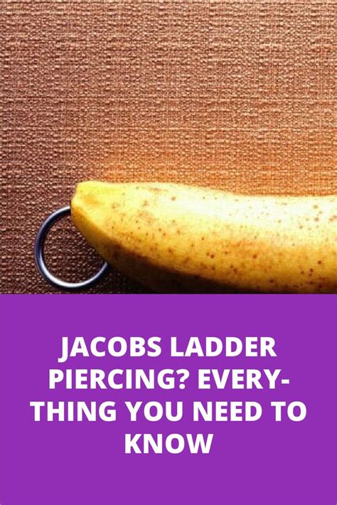 Jacobs Ladder Piercing? Everything you need to know | Jacob's ladder ...