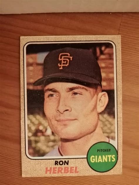 RON HERBEL 1968 Topps 333 FREE SHIPPING EBay