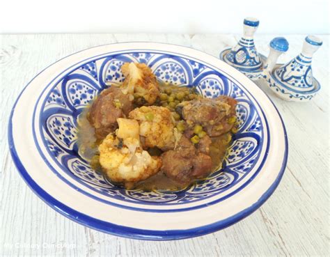 My Culinary Curriculum Tajine D Agneau Au Chou Fleur Et Aux Petits