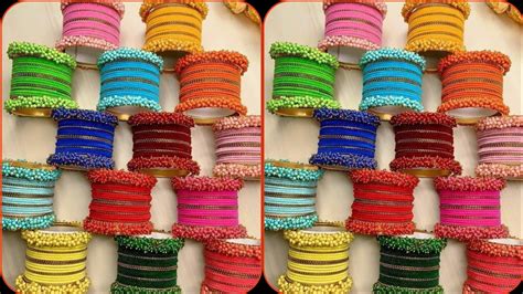 Bangles collection||Simple Bangles design||multi colour churiyan design ...