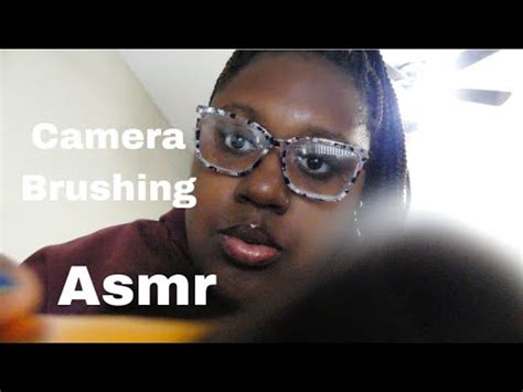 ASMR Camera Brushing And Repeating Trigger Words Janay D ASMR YouTube