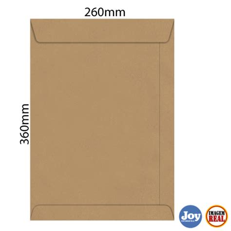 Envelope Kraft Natural 260x360 80g 18 1036 6 SKN26 20 Unidades Foroni