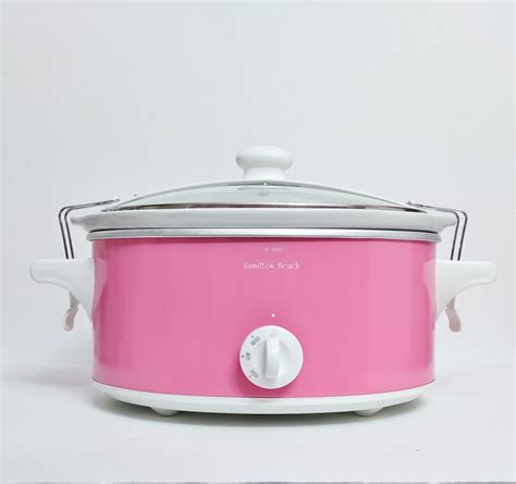 Bubblegum Pink Stay Or Go Hamilton Beach Crock Pot Pink Crock Pot Pink Slow Cooker Shabby