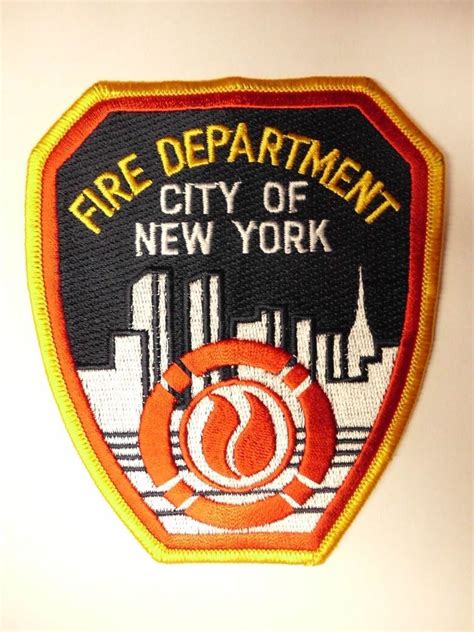 Old Fdny New York Fire Dept Patch Ny Fully Embroidered 4 12 Inches