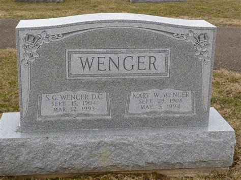 Samuel Gockley Wenger 1904 1993 Find A Grave Memorial