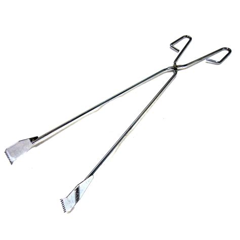 Stainless Steel Bbq Charcoal Tongs Safety Barbecue Tools Camping