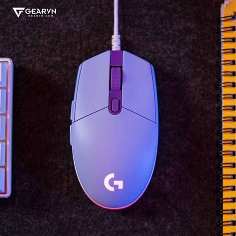 Chuột Logitech G203 Lightsync Lilac Giá Rẻ Chính Hãng Gearvn