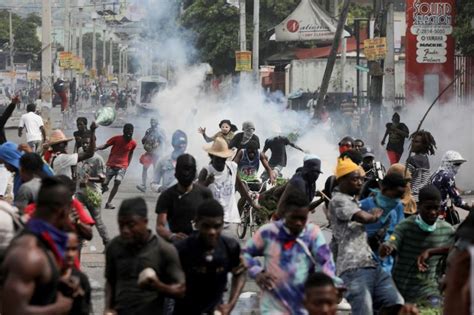 Haitians protest against government call for foreign forces | Protests ...