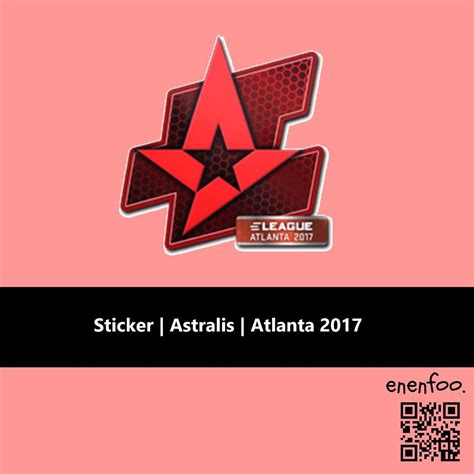 STICKER ASTRALIS ATLANTA 2017 17 CSGO SKINS KNIFE ITEMS UNUSED