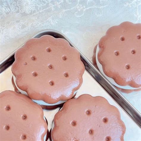 Chocolade Room Sandwich Koekjes Squeezy Waterbestendig Siliconen