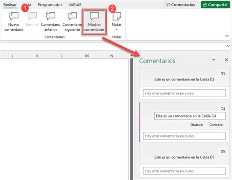 C Mo Mostrar U Ocultar Todos Los Comentarios En Excel Y Google Sheets