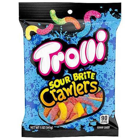 Trolli Gummi Candy Sour Brite Crawlers 5 Oz Gummy Candy Foodtown