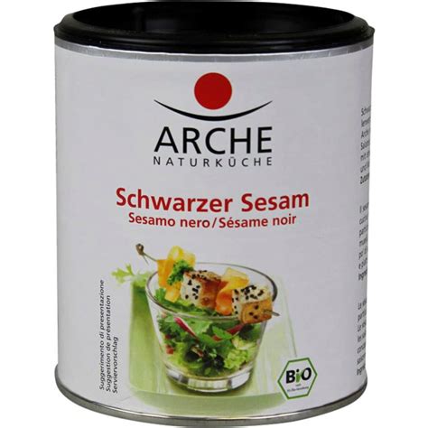 Arche Naturküche Bio Schwarzer Sesam 125 g Piccantino Onlineshop