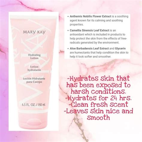 Mary Kay Hydrating Lotion Mary Kay In 2024 Mary Kay Cosmetics