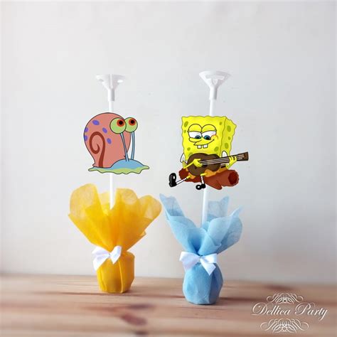 Centro De Mesa Bob Esponja Elo7 Produtos Especiais