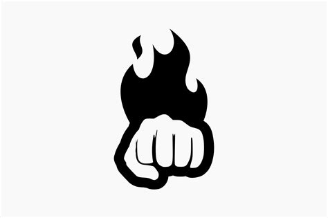 Flaming Fist Graphic by BerriDesign · Creative Fabrica