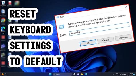 How To Reset Keyboard Settings To Default In Windows Easy Youtube