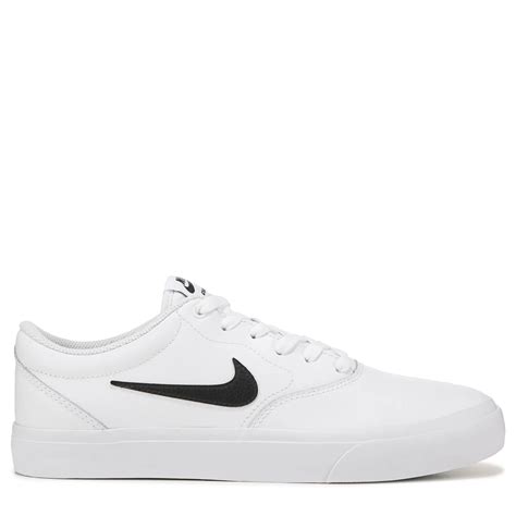 Nike Sb Charge Leather Skate Shoes In Whiteblack White For Men Lyst