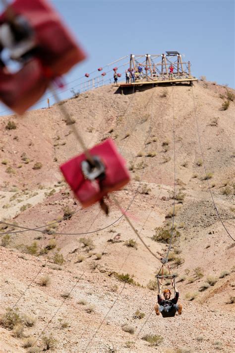 Ziplining in Vegas - Flightlinez Bootleg Canyon Zipline