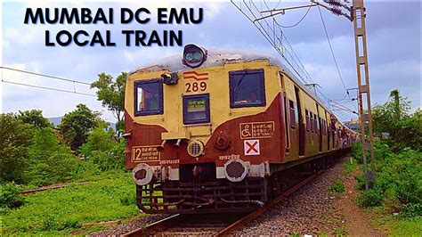 Mumbai Local Train DC EMU Ghansoli Station Navi Mumbai Maharashtra