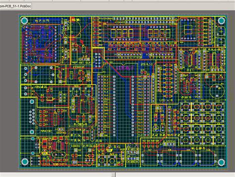 51单片机开发板原理图及pcb图 51单片机