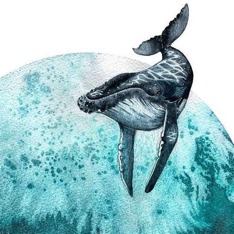 30 Whale Watercolor Painting Ideas | Watercolor whale, Whale painting ...