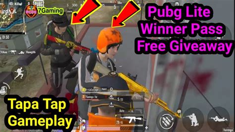 Pubg Lite Free Winner Pass Giveaway Pubg Lite Tapa Tap Gameplay