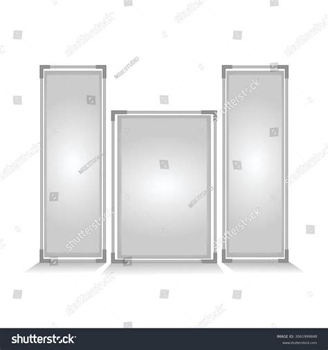 blank realistic screen design template stock vector royalty