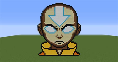 Aang Pixel Art By Trollpixelart On Deviantart