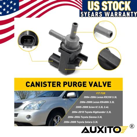 Vapor Canister Purge Valve Solenoid Function