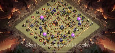 Best Anti 3 Stars War Base Th10 With Link Hybrid 2023 Town Hall Level 10 Cwl Base Copy 123