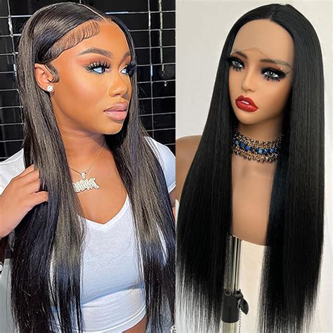 Amazon Oxeely Natural Black Lace Front Wigs Pre Plucked Glueless