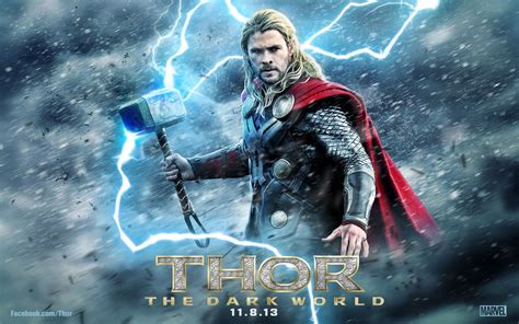 Thor The Dark World Key Art Movie Poster Artwork By Husdesign